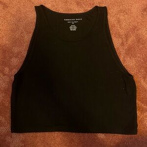 American Eagle soft and sexy ribbed cropped tank top, size medium